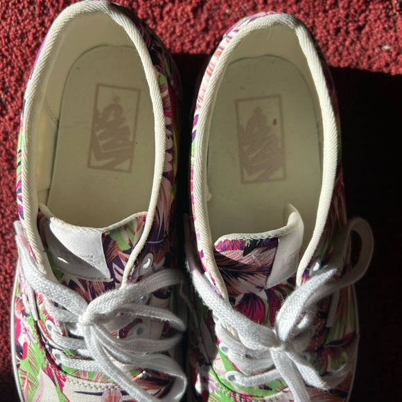 Lace up platform palm leaf vans - Picture 2 of 8